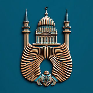 Apatite Lake Engines style, Midjourney V6.1: bold minimalist logo design for Istanbul city municipal services