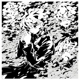 Onyx Splattersilk style, Midjourney V6.1: black-and-white manga comic strip