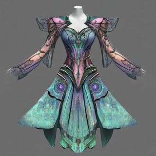 Tenonwild style, Midjourney V6.1: haute-couture fashion outfit