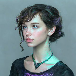 Tenonwild style, Midjourney V6.1: photographic portrait of female protagonist