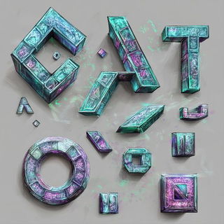 Tenonwild style, Midjourney V6.1: typographic composition with large letters