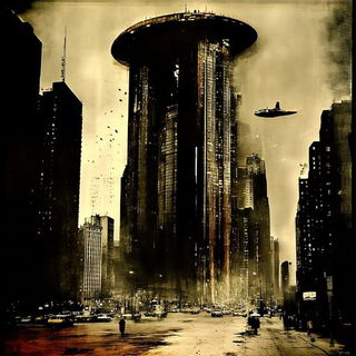 Winterstar Vastness style, Midjourney V6.1: megacity with futuristic bioarchitecture