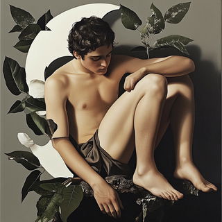 Tidal Monolithics style, Midjourney V6.1: classical 18th-century oil painting