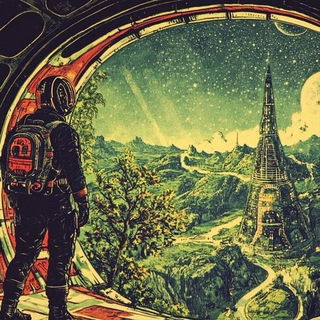 Amaterasu Panelworks style, Midjourney V6.1: cinematic shot from sci-fi movie