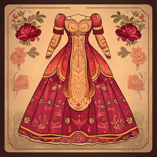 Botanitectonics style, Midjourney V6.1: haute-couture fashion outfit