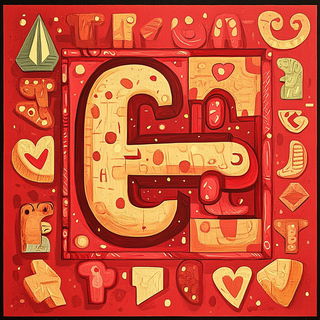 Botanitectonics style, Midjourney V6.1: typographic composition with large letters