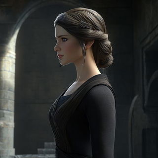 Cloudsea Megastructure style, Midjourney V6.1: photographic portrait of female protagonist