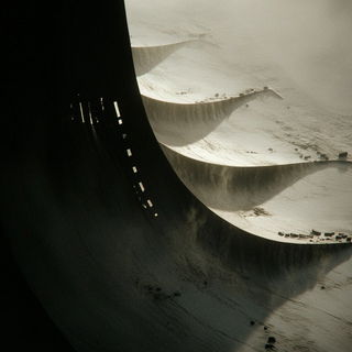 Stormcut Lithomotion style, Midjourney V6.1: abstract 3D render