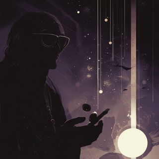 Stormcut Lithomotion style, Midjourney V6.1: editorial illustration for popular scientific magazine cover