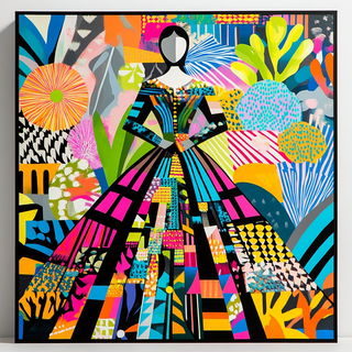 Lanternroot Choreography style, Midjourney V6.1: haute-couture fashion outfit