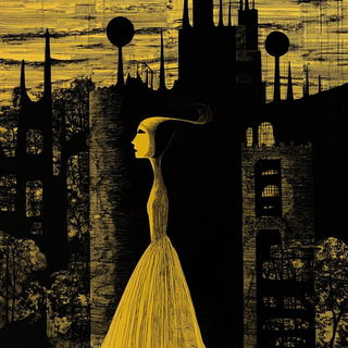 Refractobloom style, Midjourney V6.1: retro fairy-tale illustration