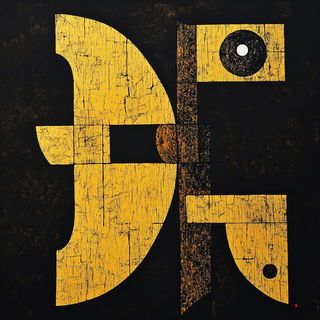 Refractobloom style, Midjourney V6.1: typographic composition with large letters