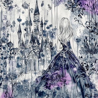 Pyrostratacel style, Midjourney V6.1: retro fairy-tale illustration