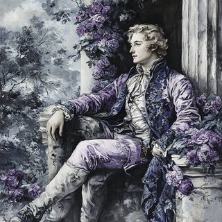 Pyrostratacel style, Midjourney V6.1: classical 18th-century oil painting