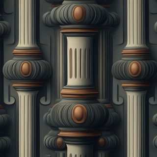 Hatching Under the Eaves style, Midjourney V6.1: creative pattern composition