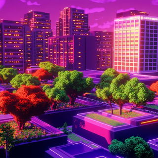 Lighthouse Trilobite style, Midjourney V6.1: megacity with futuristic bioarchitecture