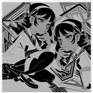 Pastelithography style, Midjourney V6.1: black-and-white manga comic strip