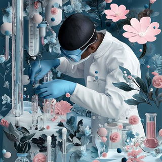 Hatchstring style, Midjourney V6.1: editorial illustration for popular scientific magazine cover