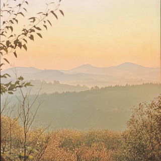 Pyrosignia style, Midjourney V6.1: realistic landscape photograph of quiet dawn