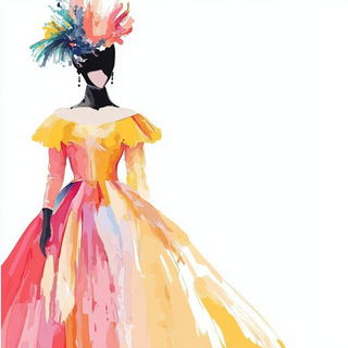 Tempesticon style, Midjourney V6.1: haute-couture fashion outfit