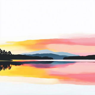 Tempesticon style, Midjourney V6.1: realistic landscape photograph of quiet dawn