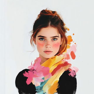 Tempesticon style, Midjourney V6.1: photographic portrait of female protagonist