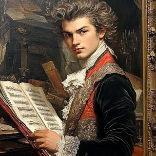 Neonplasm style, Midjourney V6.1: classical 18th-century oil painting