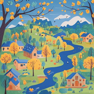 Mistink style, Midjourney V6.1: traditional folk art