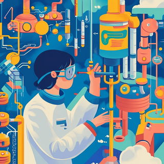 Mistink style, Midjourney V6.1: editorial illustration for popular scientific magazine cover