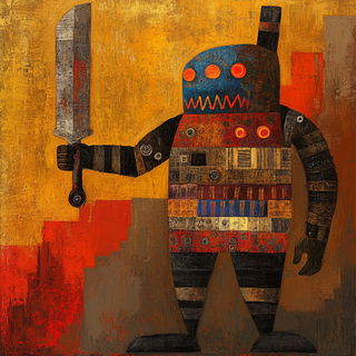 Floracrest style, Midjourney V6.1: concept art character design of retropunk steam knight