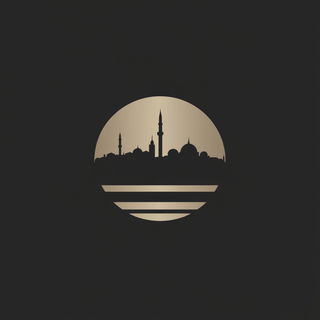 Visorbeam style, Midjourney V6.1: bold minimalist logo design for Istanbul city municipal services