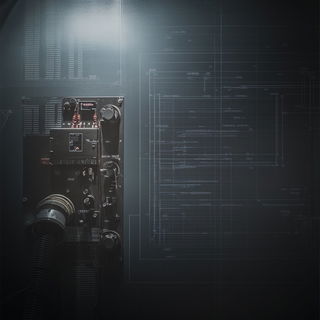 Visorbeam style, Midjourney V6.1: technical infrastructure blueprint schematics