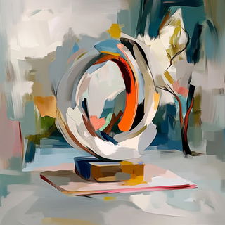 Fireleaf Observatory style, Midjourney V6.1: abstract 3D render