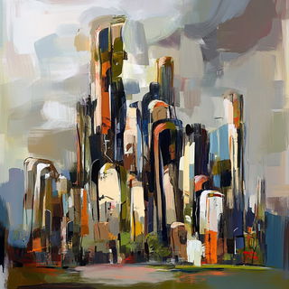 Fireleaf Observatory style, Midjourney V6.1: megacity with futuristic bioarchitecture