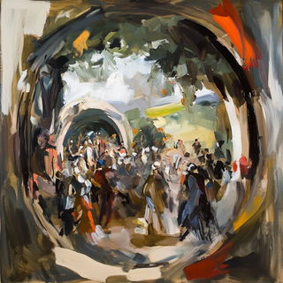 Fireleaf Observatory style, Midjourney V6.1: classical 18th-century oil painting