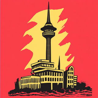 Brinevolt style, Midjourney V6.1: bold minimalist logo design for Istanbul city municipal services
