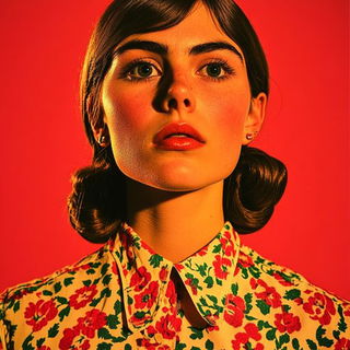 Brinevolt style, Midjourney V6.1: photographic portrait of female protagonist