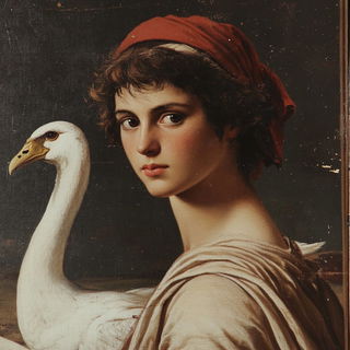Sgraffito Mourning style, Midjourney V6.1: classical 18th-century oil painting