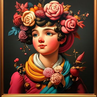 Glassfruit Axis style, Midjourney V6.1: classical 18th-century oil painting