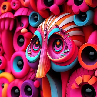 Glassfruit Axis style, Midjourney V6.1: creative pattern composition