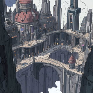 Harbour of Ash Reflections style, Midjourney V6.1: megacity with futuristic bioarchitecture