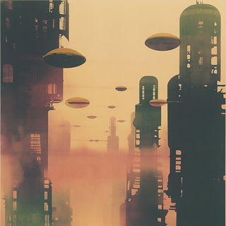 Snapjoint Parade style, Midjourney V6.1: cinematic shot from sci-fi movie