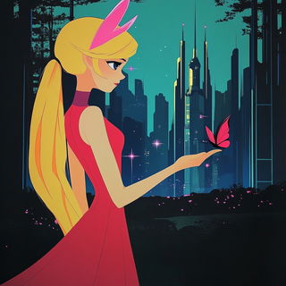 Majolica Mountebankism style, Midjourney V6.1: retro fairy-tale illustration