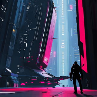 Majolica Mountebankism style, Midjourney V6.1: cinematic shot from sci-fi movie