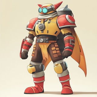 Dragonsteel Verdure style, Midjourney V6.1: concept art character design of retropunk steam knight