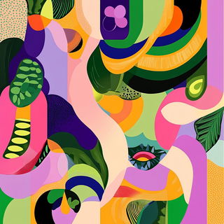 Liminalisometria style, Midjourney V6.1: creative pattern composition