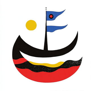 Tarnished Maw Metallurgy style, Midjourney V6.1: bold minimalist logo design for Istanbul city municipal services