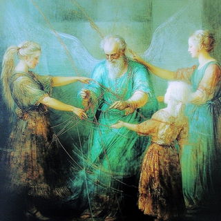Arborglyph style, Midjourney V6.1: classical 18th-century oil painting