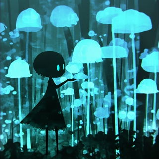 Cliffweft Chromatics style, Midjourney V6.1: retro fairy-tale illustration