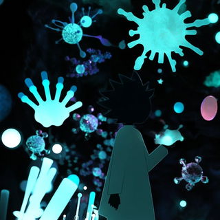 Cliffweft Chromatics style, Midjourney V6.1: editorial illustration for popular scientific magazine cover